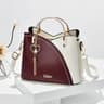 Elegant Patchwork PU Leather Shoulder Bag  Women Office Messenger Handbag 7