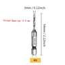 Titanium HSS Tap Drill Bit Set  Hex Shank Screw Thread Tapping Tools M3M10 21