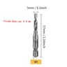 Titanium HSS Tap Drill Bit Set  Hex Shank Screw Thread Tapping Tools M3M10 23
