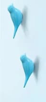 PerchCharm Decorative Bird Wall Hook  3D Resin Animal Coat Hook With Wood Grain Finish 7