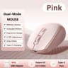 ComfortFlow Dual Mode Ergonomic Wireless Mouse With Bluetooth  24GHz USB Receiver For Laptop  PC 5