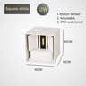 TRAZOS 12W PIR Motion Sensor LED Wall Light  IP65 Waterproof Indoor  Outdoor Sconce 5