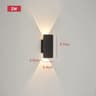AeroBeam 18W Waterproof LED Wall Light For Modern Indoor And Outdoor Spaces 5