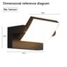 Modern IP65 Outdoor LED Wall Light With Motion Sensor  Waterproof Porch  Garden Security Lamp 4