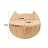Wall Mounted Cat Climbing Rope With Wooden Steps And Sisal Scratcher For Indoor Cats 19