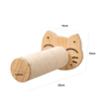 Wall Mounted Cat Bridge And Climbing Ladder With Sisal Scratcher For Indoor Cats 6