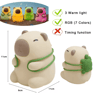 USB Rechargeable Kids Night Light  Cute Capybara Animal Lamp 9