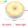 USB Motion Sensor Night Light  Rechargeable Wireless PIR LED Lamp 6