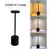 Rechargeable Ambient Table Lamp  Touch Control ThreeColor LED Night Light 6