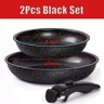 Nonstick Frying Pan Set  23 Pcs Stackable Pans With Removable Handle 11
