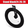 Universal Silicone Pan Lid  Tempered Glass Cookware Cover With Standing Handle 7