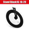 Universal Silicone Pan Lid  Tempered Glass Cookware Cover With Standing Handle 5