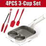 4in1 Egg Frying Pan  Titanium Nonstick Breakfast Skillet With Ergonomic Handle 7