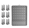 Adjustable Silicone Dish Drying Rack  Kitchen Dish Drainer Organizer 6