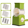 Rotary Cheese Grater Shredder  Hand Crank Kitchen Mandolin With 3 Drum Blades 5
