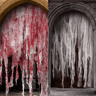Horror Bloody Door Curtain  30 By 72inches Red Halloween Haunted House Decoration 10