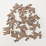 Christmas Wooden Buttons  Decorative Wooden Craft Shapes For DIY Projects 6