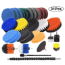 3Piece Electric Drill Scrubber Brush Kit  Power Brush Heads For Carpet Glass  Tires 2in 35in 4in 17