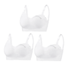 3pcs Maternity Nursing Bras Cotton Seamless Breathable Push Up Bra Set 24