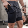 Camo Running Shorts For Men  2in1 QuickDry Gym  Fitness Jogging Shorts 6