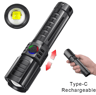 Powerful P70 LED Flashlight  5000LM Ultra Bright Tactical Zoom Torch With Builtin 18650 Battery 9