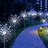 LED Solar Firework Garden Lights  Waterproof Outdoor Fairy Dandelion Lawn Decoration Lamp 6