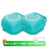 Dog Bathing Brush And Pet Massage Grooming Tool  Soft Silicone Shampoo Brush For Dogs And Cats 8