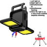 USB USB Rechargeable Mini Flashlight With COB Work Light  Portable Lantern Keychain With 90 Foldabl 13