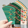 90Pack Christmas Stickers For Gifts  Holiday Gift Wrapping Labels  Merry Christmas Decorative Stick 9