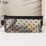 Clear Transparent Pencil Case Mesh Stationery Organizer  Cute School Supplies Pencil Case For Girls 5
