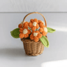 Adorable Crochet Sunflower Ornament  HandKnitted Flower Decor For Potted Flower Table Decor And Cut 7