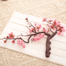 Lifelike Artificial Cherry Blossom Flowers  Silk Plum Blossom Stems For Wedding Table Decorations A 6