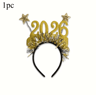 Christmas Headband Accessory Striped Glitter Hair Hoop In Red Green And Golden For Festive Party An 6