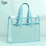 Large Capacity Portable File Organizer Transparent Handheld Expandable PVC Document Folder With Sel 7
