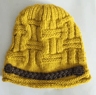 Warm Wool Knitted Hat Cute Curling Belt Hip Hop Winter Beanie With Ear Protection 1