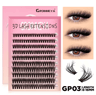 Cluster Lash Extensions Set  Mixed Tray Of Fluffy Volume Individual Lashes For DIY Cat Eye Look 13