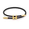 HShaped Titanium Steel Bracelet  Stylish And Adjustable Waterproof Bracelet For Men 4