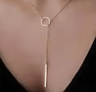 Fashion Simple Metal Round Necklace  Elegant Ladies Minimalist Jewelry For Everyday Wear 5