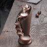 Handmade Torch Design Waterfall Incense Burner  Ceramic Censer For Creative Home Decor 1