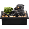 Tabletop Waterfall Fountain With Soft Lights  Relaxation And Meditation Home Decor 5