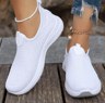 Womens Breathable SlipOn Sneakers  Lightweight Casual Sports And Tennis Loafers 8