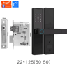 Smart Bluetooth Door Lock  Tuya App Compatible Biometric Fingerprint Electronic Home Lock 6