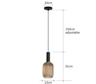 Retro Colorful Glass Pendant Lights  Creative LED E27 Hanging Lighting For Living Room And Bedroom 6