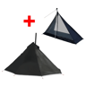 Ultralight Hot Tent With Chimney Window  OnePerson Double Layer Tipi Teepee Bushcraft Shelter 10
