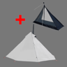 Ultralight Hot Tent With Chimney Window  OnePerson Double Layer Tipi Teepee Bushcraft Shelter 12