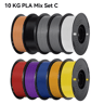 KINGROON 10kg PLA  PETG 175mm 3D Printer Filament Bundle  Mixed Colors FDM Material 13