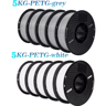KINGROON 10kg PLA  PETG 175mm 3D Printer Filament Bundle  Mixed Colors FDM Material 23