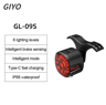 Smart Brake Bicycle Rear Light  LED Taillight With Auto Stop Signal And TypeC Charging 7