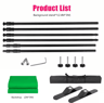 Double Crossbar Photography Backdrop Stand  Adjustable Background Support System For Studio Video A 9