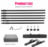 Double Crossbar Photography Backdrop Stand  Adjustable Background Support System For Studio Video A 11